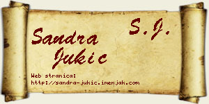 Sandra Jukić vizit kartica